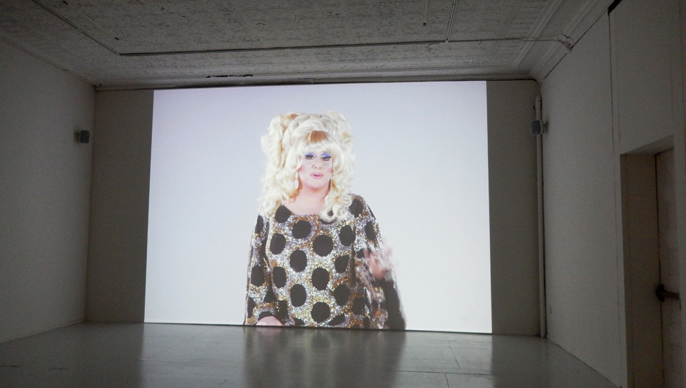 Charles Atlas, Here She Is from the Waning of Justice, 2015.