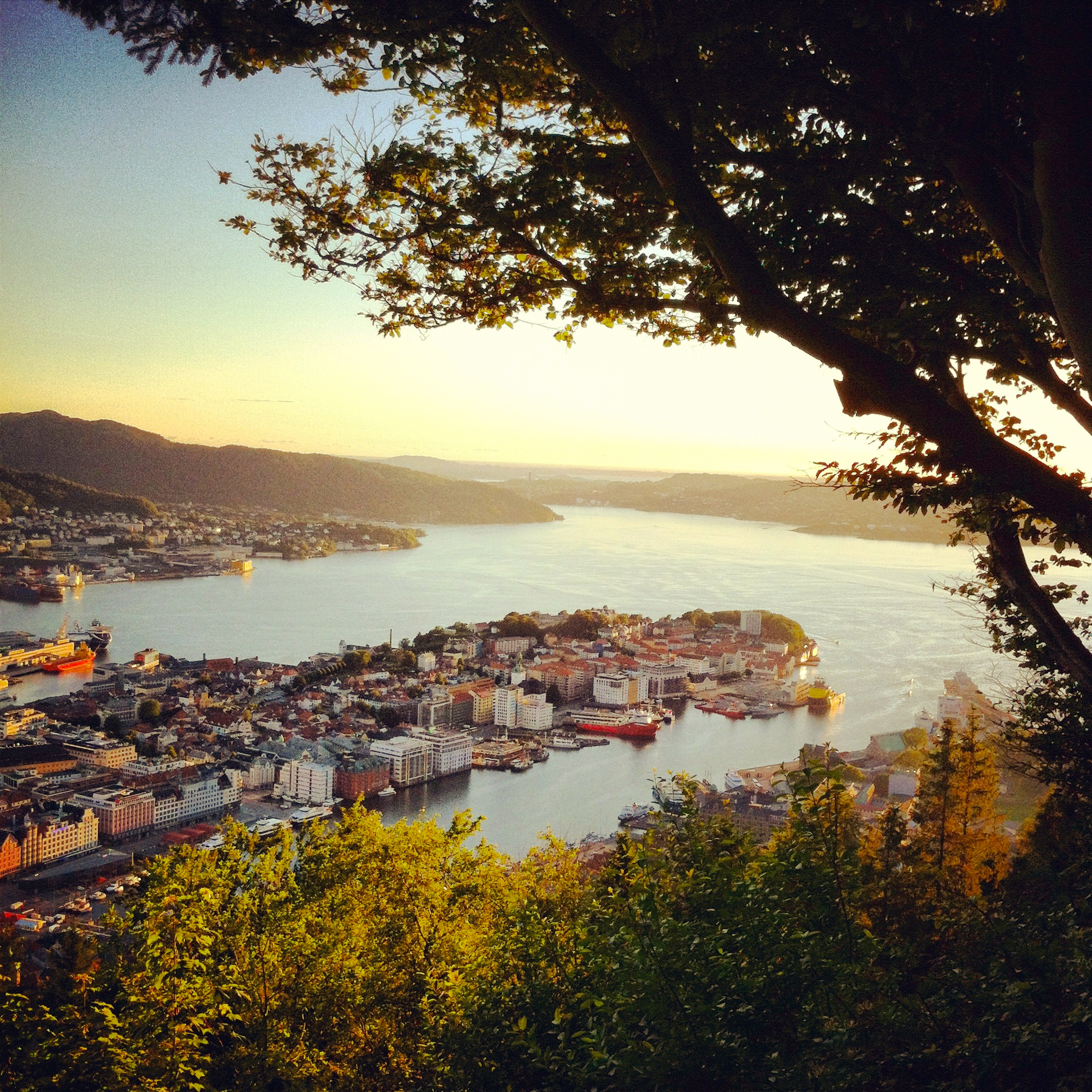 挪威第二大城伯根（Bergen）的美麗景致。