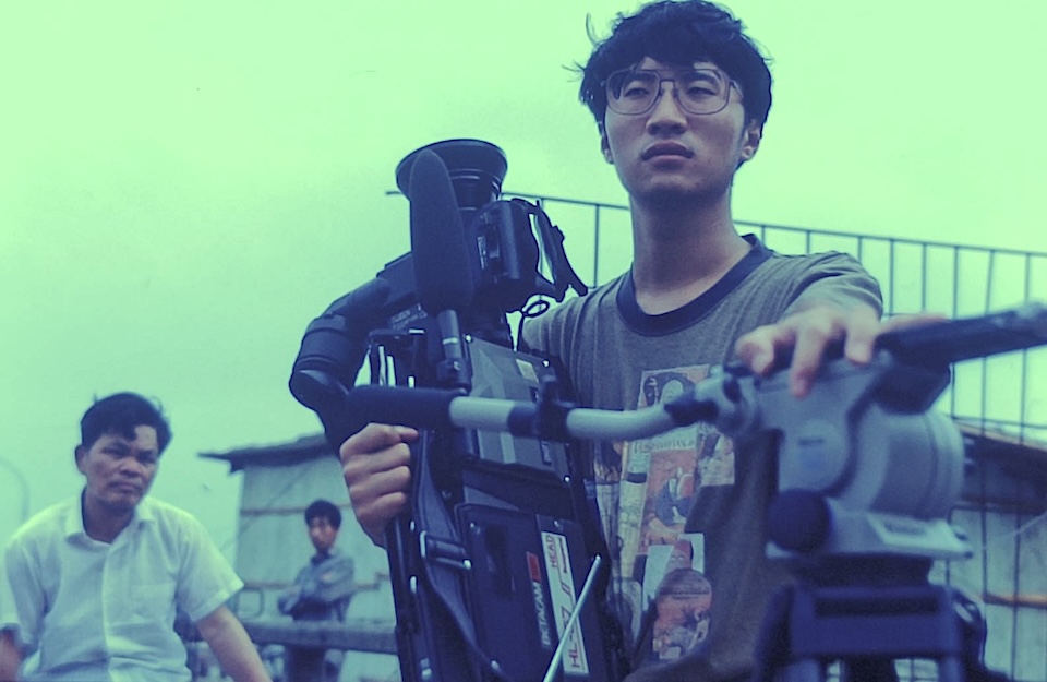 李立劭於紀錄片「作家身影」系列中，主要擔任攝影師的角色。（攝影／陳宏毅）