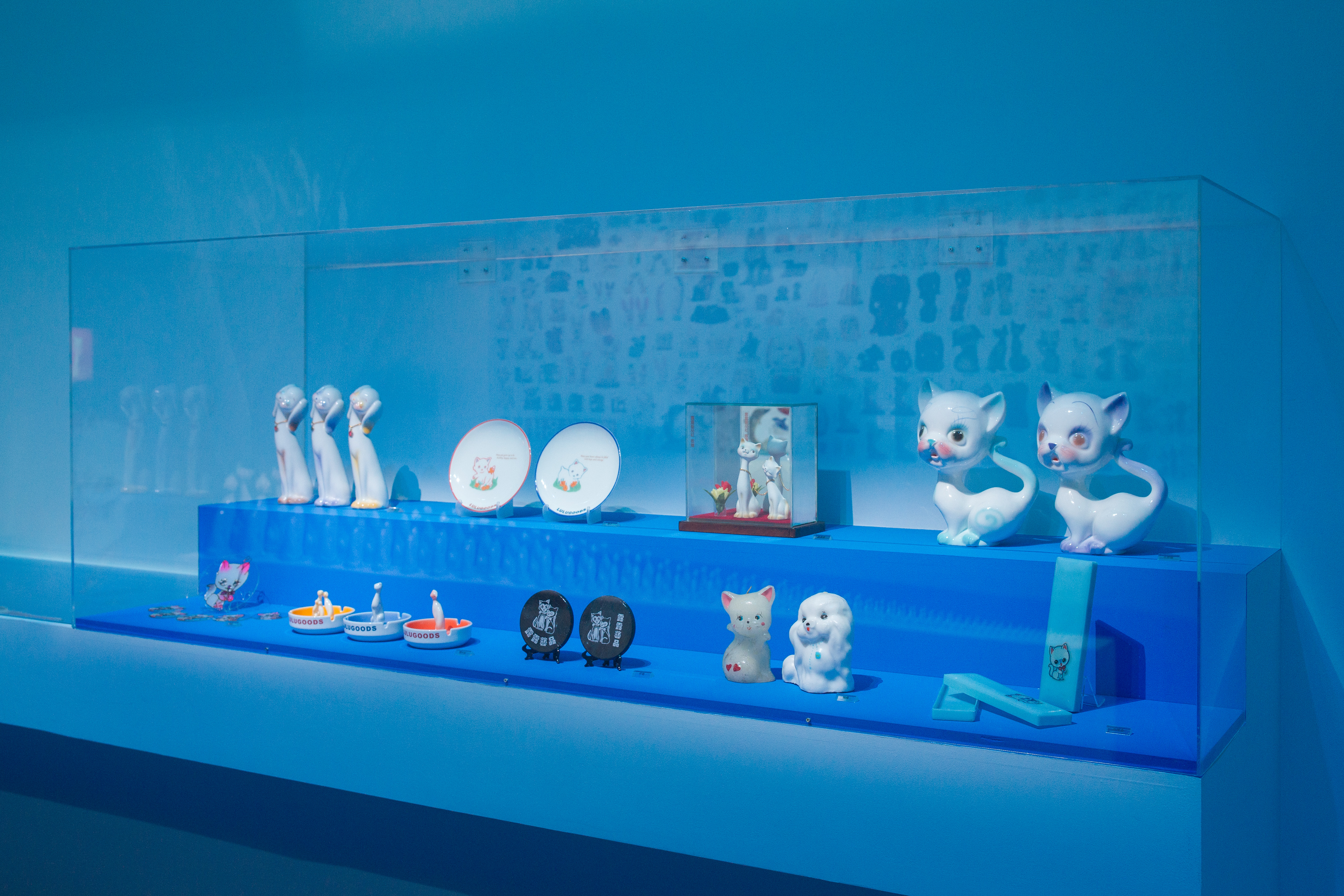 謝佳瑜以「露露藝品社」入選2024臺北美術獎，圖為展出一景。