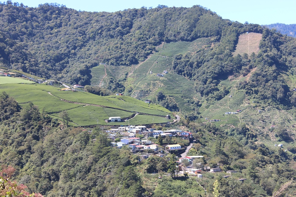 黃璽父親家族所在的梨山新佳陽部落。（攝影／黃璽）