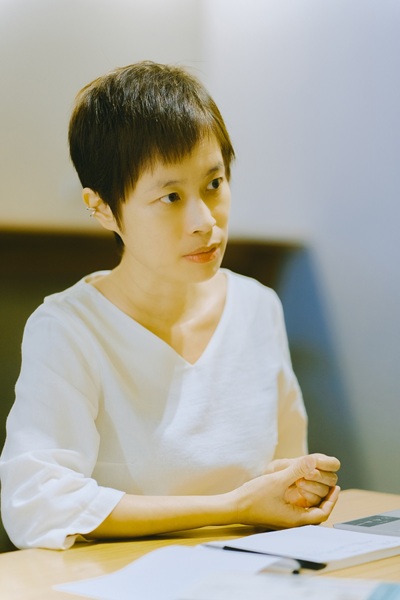 作家廖瞇。（攝影／賴小路）