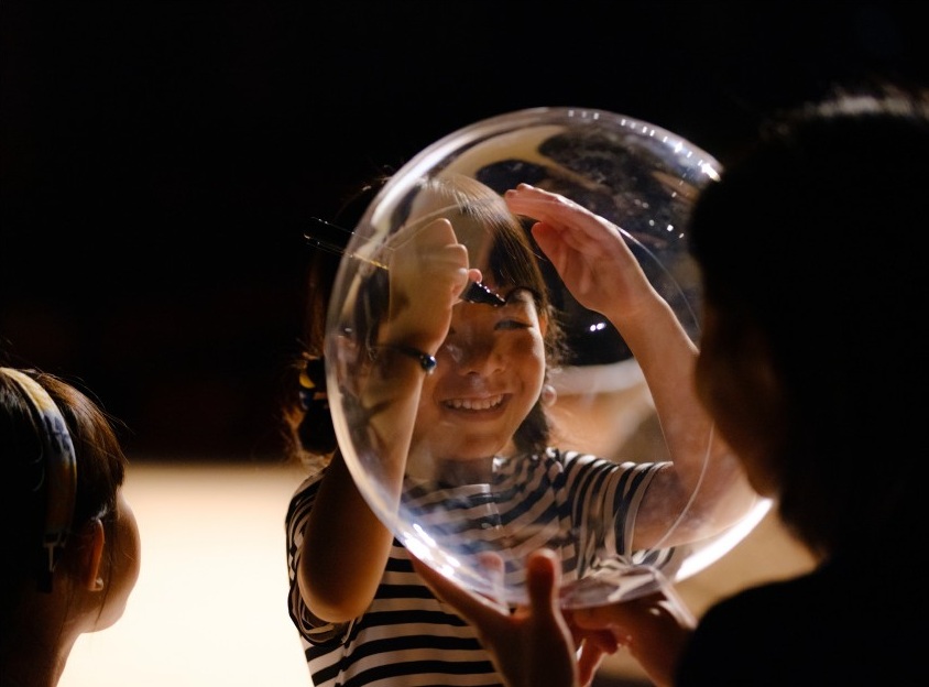 微光製造策劃「新營藝術季」，「到處跳舞」親子工作坊。（攝影／陳冠任）