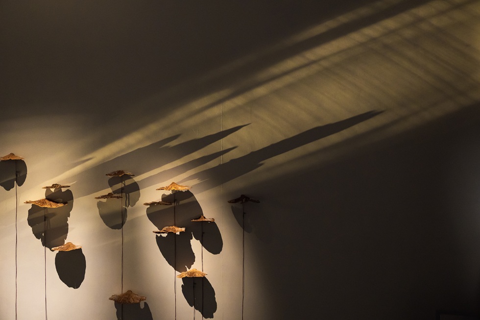 胡農欣個展「三個太陽」展場一隅。