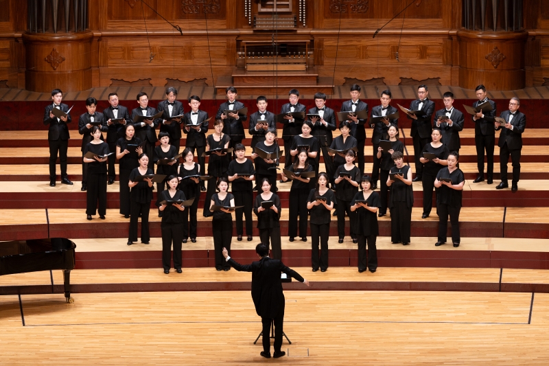 台北室內合唱團《遺落世事：鮑恆毅的浪漫主義》，國家音樂廳，2025。（圖片來源／國藝會補助成果檔案庫）