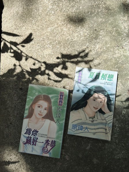 陳冠良年少時期出版的言情小說。