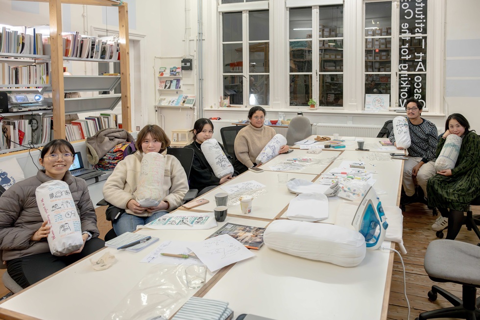 「迷因在荷蘭老婆枕頭上」工作坊。（攝影／羅晟文）