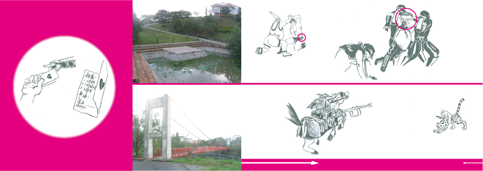 倪祥獲世安美學獎得獎作品《清醒詩人》系列——擂台正確。（倪祥提供）