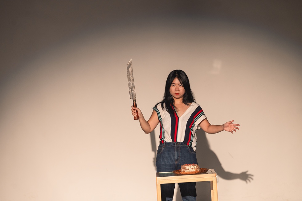 《她（阿公的）那把獵刀》劇院版，2023。（攝影／劉千鈺）